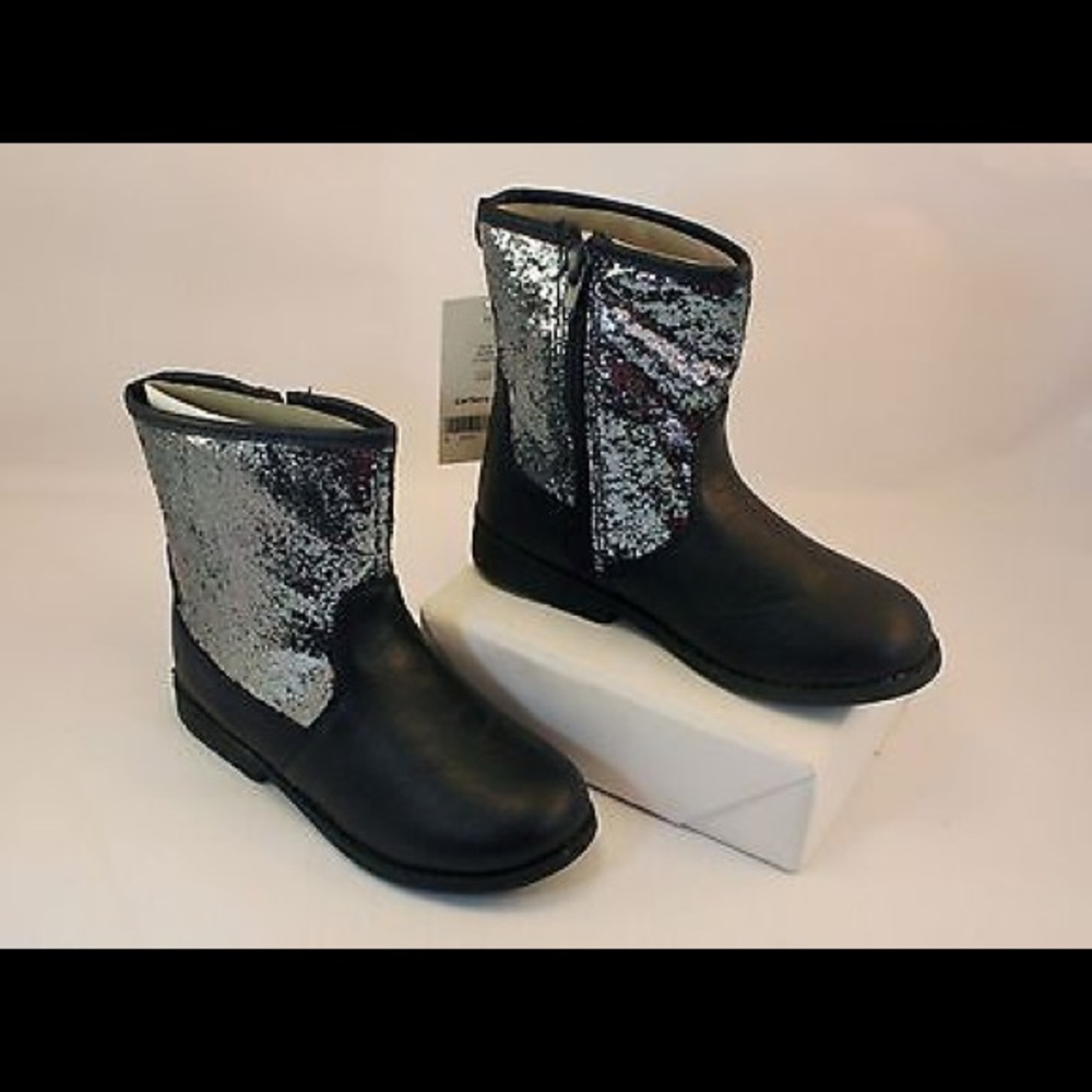 Carter's Toddler’s Navy Sparkle Snow Winter Boots